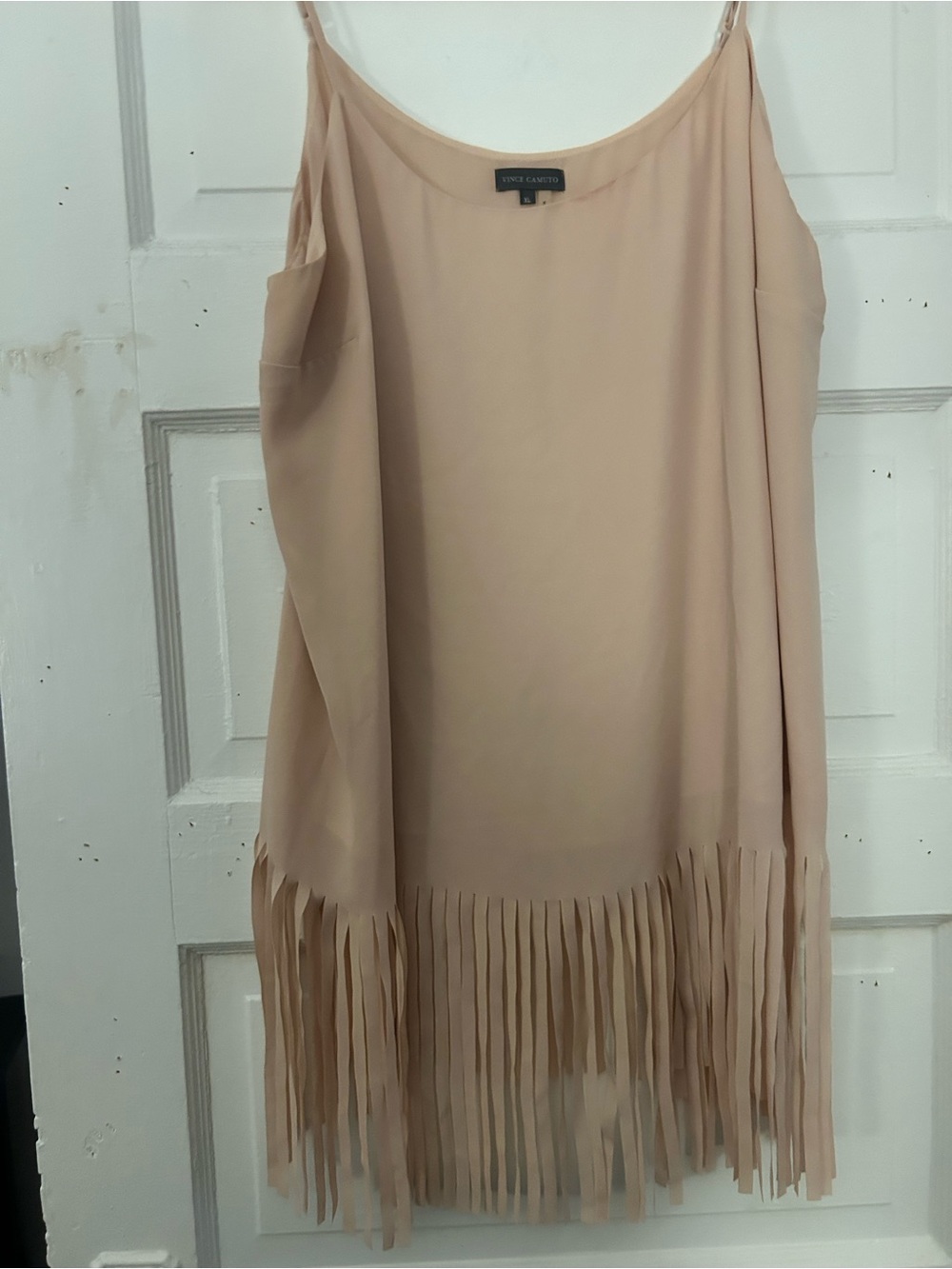 Vince Camuto Blush/Petal Satin Tank Top